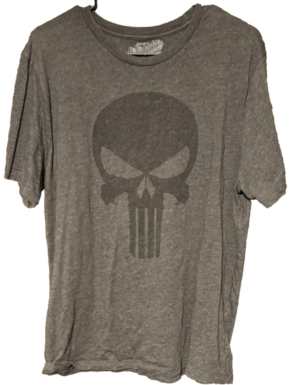 The Punisher Marvel T-Shirt Men's Size L Gray